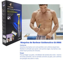 Barbeador Eletrico A Prova D'agua Usb Flexivél Profissional 100V/240V Corpo e Rosto GT-9866