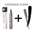 Caneta Preenchimento de Barba e sobrancelha A Prova D'agua e Suor 24horas Beleza Masculina