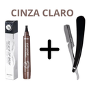 Caneta Preenchimento de Barba e sobrancelha A Prova D'agua e Suor 24horas Beleza Masculina