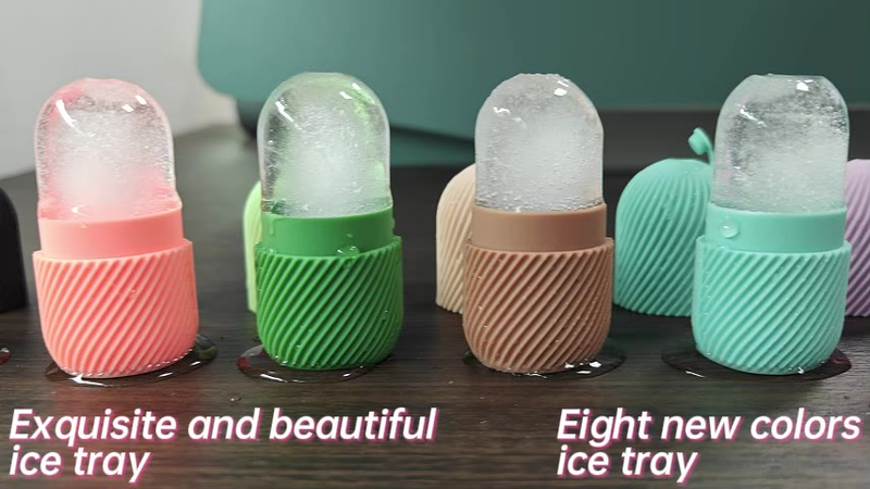 Rolo Facial De Gelo , Reutilizável Para Aliviar O Inchaço Do Rosto E Dos Olhos , Massageador