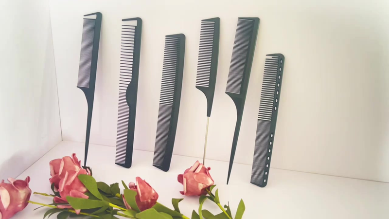 Conjunto De Pente WANMEI – 3 Peças , Tesoura Plana Para Corte De Cabelo Masculino , Ferramenta Profissional Antiestática