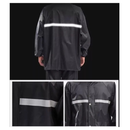 Conjunto Capa De Chuva Roupa Para Motoqueiros Ciclistas Impermeável Calça Jaqueta C/ Capuz