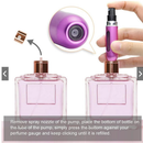 KIT 3 Pcs Porta Perfume Recarregavel Portatil Spray 5ml