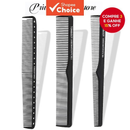 Conjunto De Pente WANMEI – 3 Peças , Tesoura Plana Para Corte De Cabelo Masculino , Ferramenta Profissional Antiestática