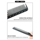 Conjunto De Pente WANMEI – 3 Peças , Tesoura Plana Para Corte De Cabelo Masculino , Ferramenta Profissional Antiestática